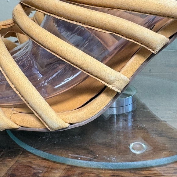 Free People Colette Cinched Heel | Hot Orange - Picture 8 of 16